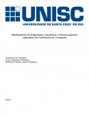 Departamento de Engenharia, Arquitetura e Ciências Agrarias Laboratório de Fenômenos de Transporte