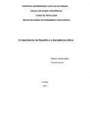 O nascimento da filosofia e a decadência mítica