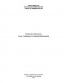 Relatório de Estagio: Novos Paradigmas em Planejamento Empresarial