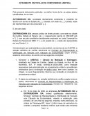 Instrumento particular de Compromisso Arbitral