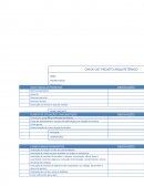Checklist Projeto Arquitetônico