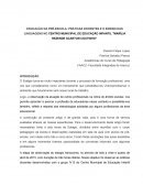 EDUCAÇÃO NA PRÉ-ESCOLA: PRÁTICAS DOCENTES E O ENSINO DAS LINGUAGENS NO CENTRO MUNICIPAL DE EDUCAÇÃO INFANTIL