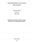 BENEFÍCIOS DA PROTEÍNA DO SORO DO LEITE À SAÚDE E SUA APLICABILIDADE NO ESPORTE