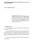 EXCELENTÍSSIMO SENHOR DOUTOR JUIZ DO TRABALHO DA 90ª VARA DO TRABALHO DE CAMPINAS.