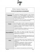 POLÍTICA DE SEGURANÇA DA INFORMAÇÃO