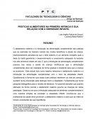 PRÁTICAS ALIMENTARES NA PRIMEIRA INFÂNCIA E SUA RELAÇÃO COM A OBESIDADE INFANTIL
