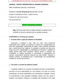 Atividades de Auditoria e Gestão de riscos