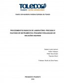 PROCEDIMENTOS BÁSICOS DE LABORATÓRIO