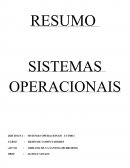 SISTEMA OPERACIONAL O que é um sistema operaciona