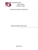 TRABALHO DE DIREITO CONSTITUCIONAL: Direito Constitucional