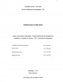 Projeto Apresentado na Disciplina - Projeto Profissional Interdisciplinar II