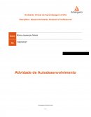 Atividade de Autodesenvolvimento AVA DPP