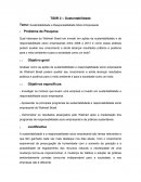 Sustentabilidade e Responsabilidade Sócio Empresarial