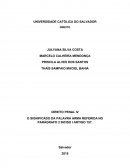 O SIGNIFICADO DA PALAVRA ARMA REFERIDA NO PARÁGRAFO 2 INCISO I ARTIGO 157