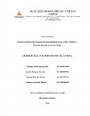 Desafio Profissional de Sociologia,Responsabilidade Social e Meio Ambiente e Filosofia Aplicada ao Serviço Social.