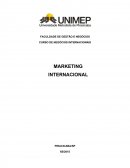 CURSO DE NEGÓCIOS INTERNACIONAIS MARKETING INTERNACIONAL