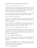 Normas Brasileiras de Contabilidade Aplicadas ao Setor Público