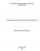 Pensamentos de Peter Harbele e a interpretação constitucional