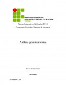 Análise Granulométrica