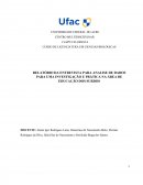 RELATÓRIO DA ENTREVISTA PARA ANALISE DE DADOS PARA UMA INVESTIGAÇÃO E PRÁTICA NA ÁREA DE EDUCAÇÃO DOS SURDOS