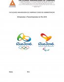 Olimpíadas e Paraolimpíadas do Rio 2016