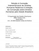 Petição à Comissão Interamericana de Direitos Humanos Relativos à Violação da Convenção sobre Direitos Humanos pelo Estado Brasileiro