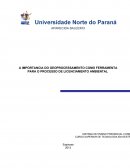 A IMPORTANCIA DO GEOPROCESSAMENTO COMO FERRAMENTA PARA O PROCESSO DE LICENCIAMENTO AMBIENTAL