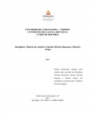 História da América Colonial, Direitos Humanos e História Antiga