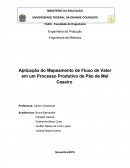 Aplicação do Mapeamento de Fluxo de Valor em um Processo Produtivo caseiro de pão de mel