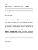 Título do Capítulo: Esquema Básico da Contabilidade de Custos (II) Departamentalização