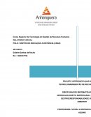 PROINTER II - RELATÓRIO PARCIAL Levantamento de dados e pesquisa de campo para implantação de um Sistema de Gestão Ambiental (SGA).