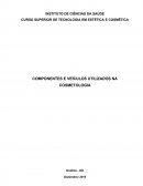 Componentes e veículos utilizados na cosmtetologia