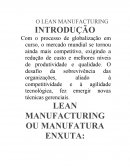 O LEAN MANUFACTURING