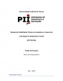 Estudo da Viabilidade Técnica, Econômica e Comercial