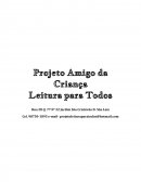 PROJETO DE LEITURA PARA TODOS