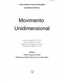 O Movimento Unidimensional