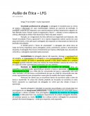 Anotações Aulão de Ética - 1ª fase OAB