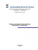 TRABALHO INTERDISCIPLINAR INDIVIDUAL ENTENDENDO A DIVERSIDADE