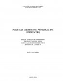 PESQUISAS E RESPOSTAS: PATOLOGIA DAS EDIFICAÇÕES