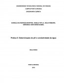 Quimica Analitica Qualitativa Pratica - Determinação do pH e condutividade da água