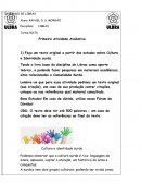 Texto Original a Partir dos Estudos sobre Cultura e Identidade Surda.