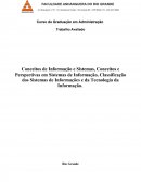 Conceitos de Informação e Sistemas, Conceitos e Perspectivas em Sistemas de Informação