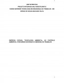 Empresa COPASA: Toxicologia Ambiental, ao Controle Ambiental e Recursos Naturais e a Medicina do Trabalho