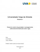 Estudo do centro de gravidade e carregamentos uniformemente distribuido sobre vigas