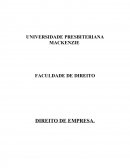 Trabalho sobre empresas