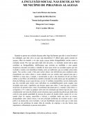 A INCLUSÃO SOCIAL NAS ESCOLAS NO MUNICÍPIO DE PIRANHAS ALAGOAS