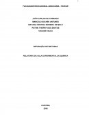 Relatorio Misturas Quimicas