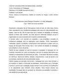 Texto Discursivo de Espaços Educativos