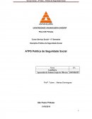 Atps Politica da seguridade social