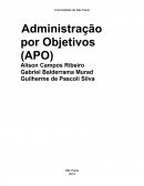 Administração por objetivos (APO)